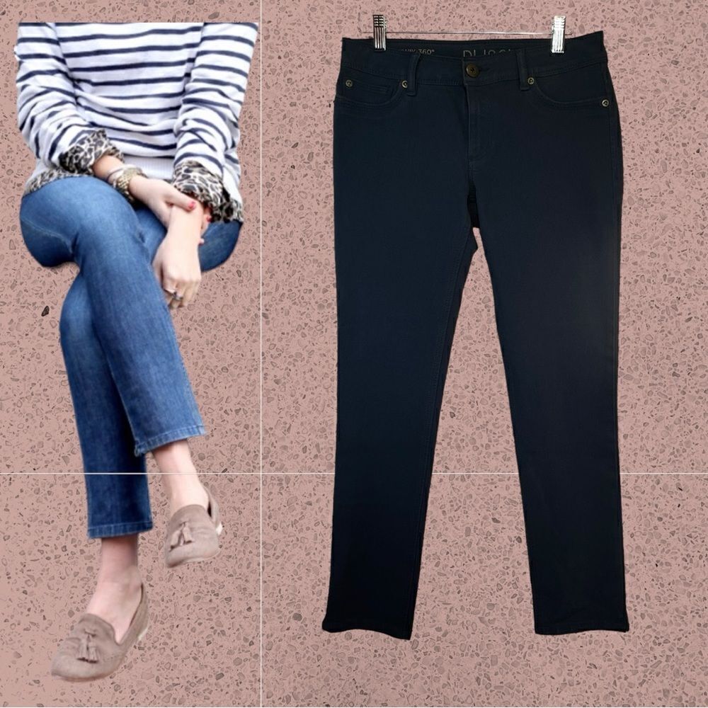 DL1961‎ Angel mid rise skinny ankle sapphire blue size 28